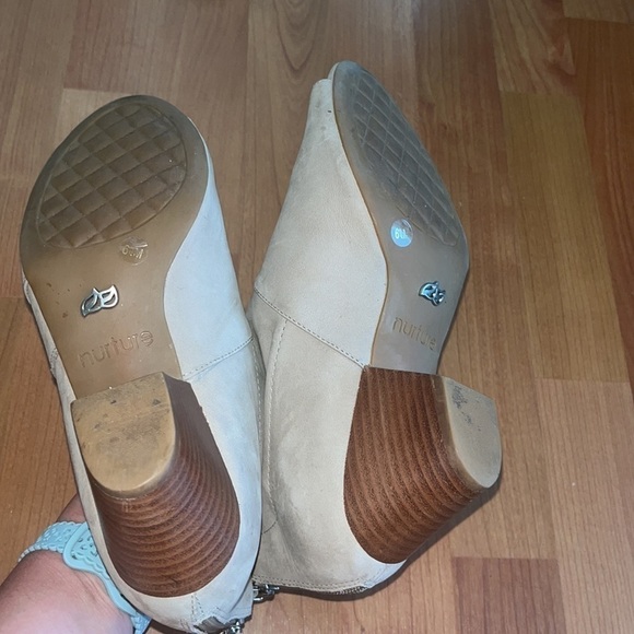 Nurture women’s tan Bardin open toe booties Size 6.5 - Picture 10 of 12